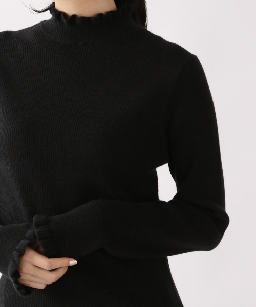 LOWRYS FARM(ローリーズファーム)の「manywayフリル2Pニット 918228(ニット/セーター・レディース・ブラック/ベージュ/パープル/グリーン・FREE)」の13枚目の写真