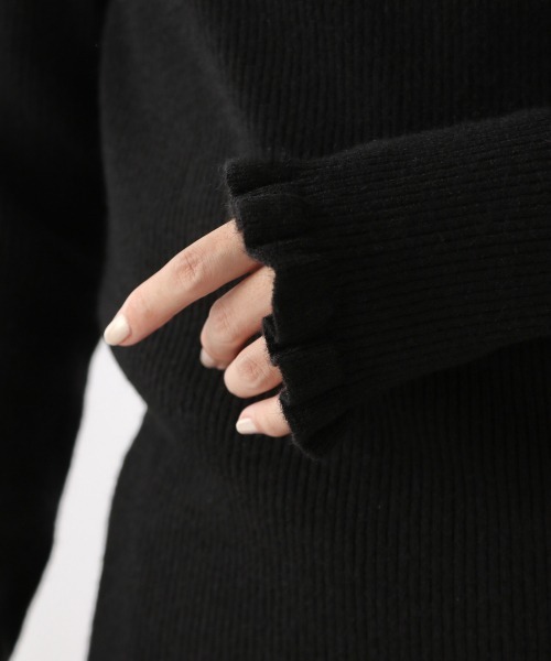 LOWRYS FARM(ローリーズファーム)の「manywayフリル2Pニット 918228(ニット/セーター・レディース・ブラック/ベージュ/パープル/グリーン・FREE)」の14枚目の写真