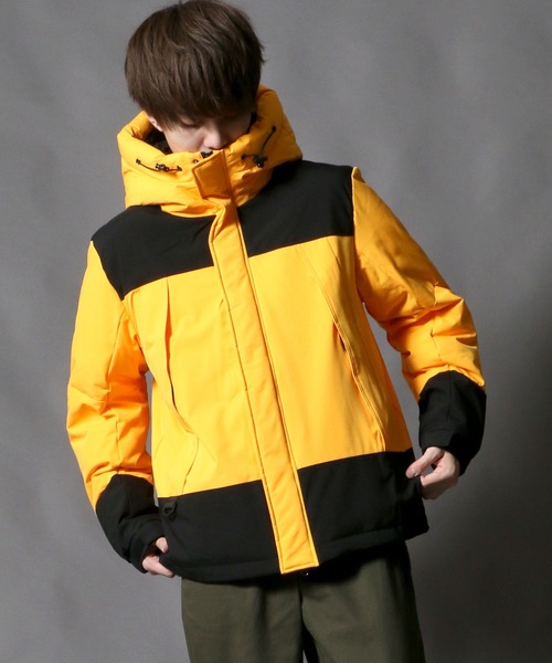 SITRY（シトリー）の「Ｗater-repellent stretch ツートンファイバーダウンジャケット（ダウンジャケット/コート・メンズ・ブラック/ベージュ/レッド/イエロー/オリーブ/ウッドランド・M/L/XL）」の5枚目の写真