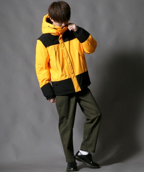 SITRY（シトリー）の「Ｗater-repellent stretch ツートンファイバーダウンジャケット（ダウンジャケット/コート・メンズ・ブラック/ベージュ/レッド/イエロー/オリーブ/ウッドランド・M/L/XL）」の14枚目の写真