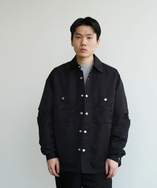 no.(ナンバー)の「「EXCLUSIVE」 no. LIMITED SHIRT BLOUSON(ブルゾン・メンズ・ブラック・S/M)」の6枚目の写真