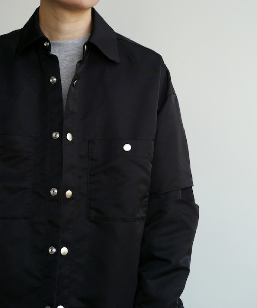 no.(ナンバー)の「「EXCLUSIVE」 no. LIMITED SHIRT BLOUSON(ブルゾン・メンズ・ブラック・S/M)」の10枚目の写真