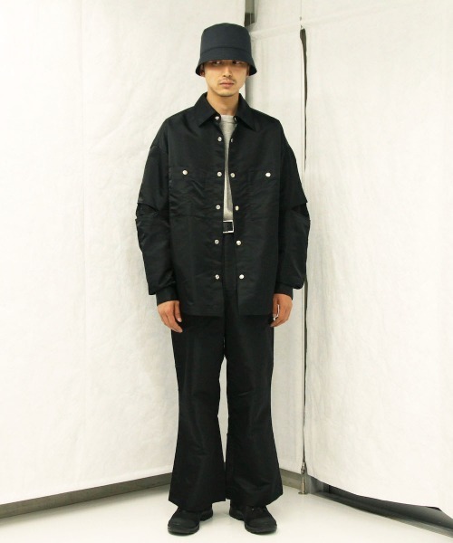 no.(ナンバー)の「「EXCLUSIVE」 no. LIMITED SHIRT BLOUSON(ブルゾン・メンズ・ブラック・S/M)」の3枚目の写真