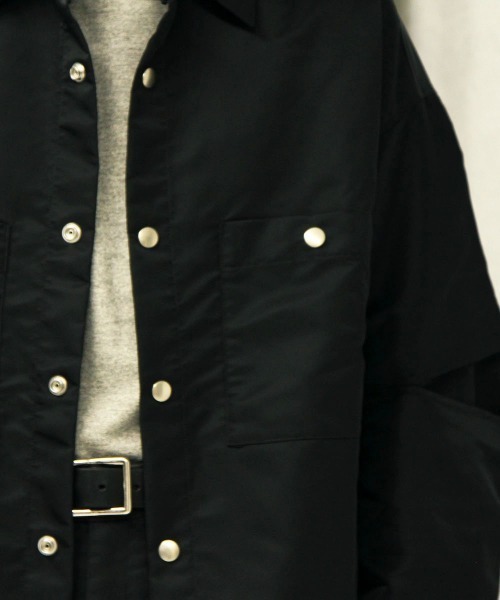 no.(ナンバー)の「「EXCLUSIVE」 no. LIMITED SHIRT BLOUSON(ブルゾン・メンズ・ブラック・S/M)」の2枚目の写真