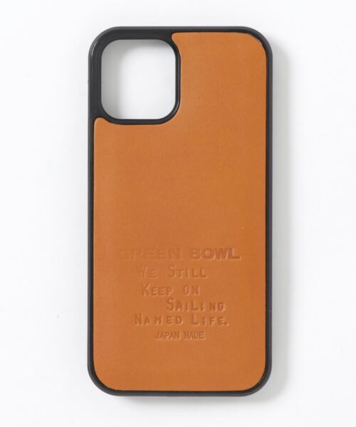 GREEN BOWL(グリーンボウル)の「GREEN BOWL i phone Cover 12/12pro 6.1inch/グリーンボウル アイフォーン カバー(スマホケース/カバー・メンズ・キャメル/モカ・FREE)」の4枚目の写真