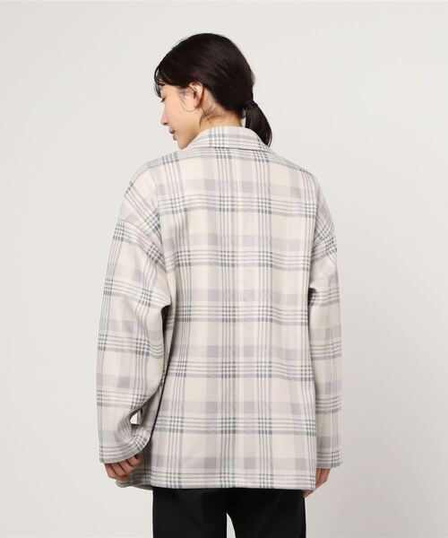 WEGO(ウィゴー)の「WEGO/ルーズテーラードジャケット(テーラードジャケット・レディース・グリーン/ホワイト系その他/ブラック・FREE)」の7枚目の写真