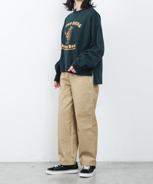 WEGO（ウィゴー）の「WEGO/ダボ袖グラフィックロンT（Tシャツ/カットソー・レディース・ブルー/ダークグリーン/パープル/スミクロ/ブラック系その他/その他1・FREE）」の17枚目の写真
