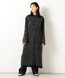 EDITION（エディション）の「Edition キュプラ ロングシャツワンピース 