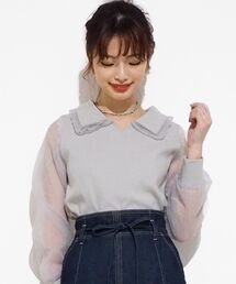 MAJESTIC LEGON | ガーリーハーモニートップス(Tシャツ/カットソー)