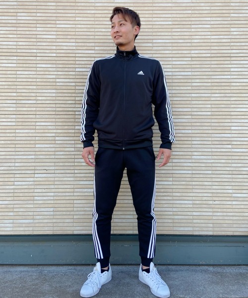 【上下あり】アディダス トラックジャケット（L） 美品 日本製 アディダス トラックジャケット ジャージ 裏起毛