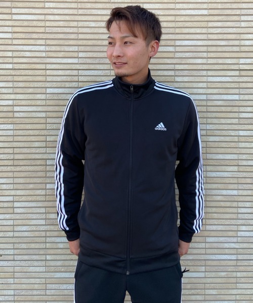 【上下あり】アディダス トラックジャケット（L） 美品 日本製 アディダス トラックジャケット ジャージ 裏起毛
