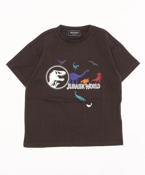KRIFF MAYER Kid's Collection(クリフメイヤーキッズコレクション)の「ジュラシックワールドゆるTEE(シルエット)(Tシャツ/カットソー)」 WEAR KRIFF MAYER Kid's Collection(クリフメイヤーキッズコレクション)の「ジュラシックワールドゆるTEE(シルエット)(Tシャツ/カットソー)」 WEAR