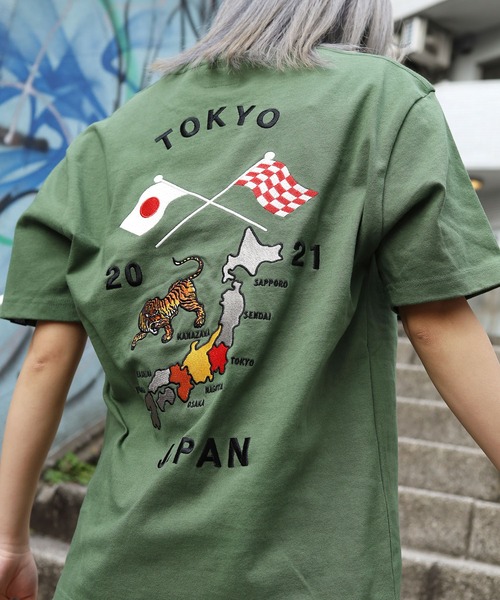 VANS（バンズ）の「VANS/ヴァンズ TOKYO SOUVENIR S/S TEE 半袖Tシャツ（Tシャツ/カットソー・メンズ・ホワイト/ベージュ/カーキ/ブラック・L/XL/M）」の4枚目の写真
