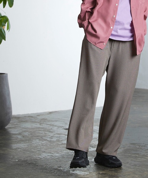 ENDER PRODUCTS(エンダープロダクツ)の「ブライトポプリン タックワイドテーパードシェフパンツ【ENDER PRODUCTS/エンダープロダクツ】◆セットアップ対応◆(その他パンツ・メンズ・グレイッシュベージュ/ベージュ/ブラウン/ベージュ系その他/ライラック/ブラック・M/L)」の20枚目の写真