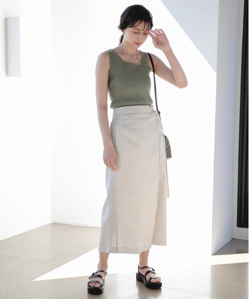 A part by（アパートバイ）の「Fレザーアツゾコサンダル　938712（サンダル・レディース・ブラック/ベージュ・MEDIUM/LARGE）」の12枚目の写真