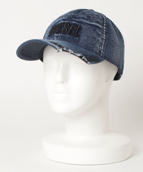 DIESEL（ディーゼル）の「メンズ キャップ デニム エンブロイ