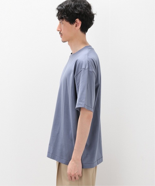 ATON（エイトン）の「【ATON/エイトン】SUVIN 60/2 OVERSIZED Tシャツ（Tシャツ/カットソー・メンズ・ホワイト/ネイビー/コバルトブルー/ピンク・4/6）」の11枚目の写真