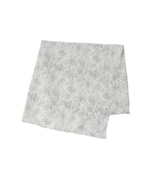 RESEXXY（リゼクシー）の「ランダムドットスカーフ（ストール/ショール・レディース・オフホワイト/ブラック/オレンジ・FREE）」の7枚目の写真