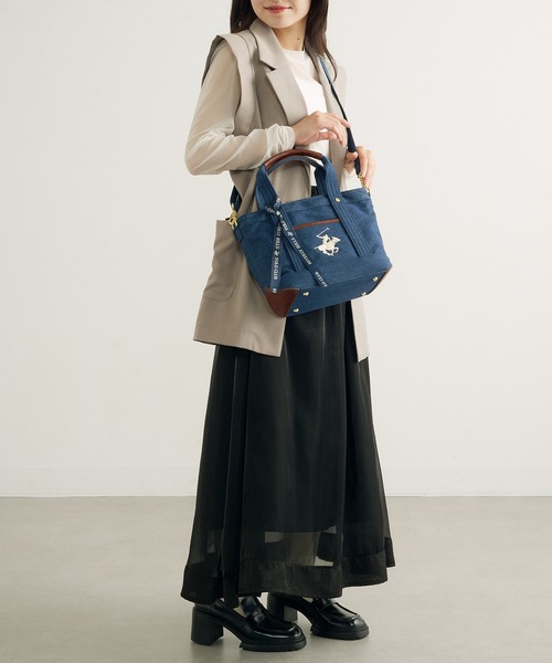 セール】【BEVERLY HILLS POLO CLUB】ポロキャンバストートXS BH1006N