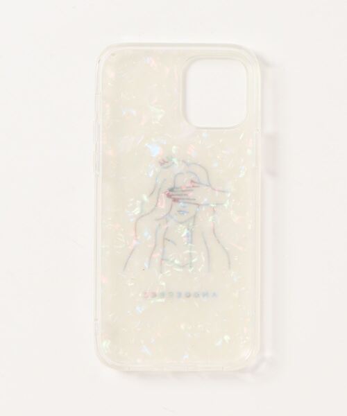 ANDGEEBEE（アンジービー）の「イラストシェルケースiphone12/12pro（スマホケース/カバー・レディース・ホワイト・FREE）」の2枚目の写真