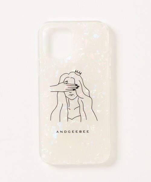 ANDGEEBEE（アンジービー）の「イラストシェルケースiphone12/12pro（スマホケース/カバー・レディース・ホワイト・FREE）」の7枚目の写真