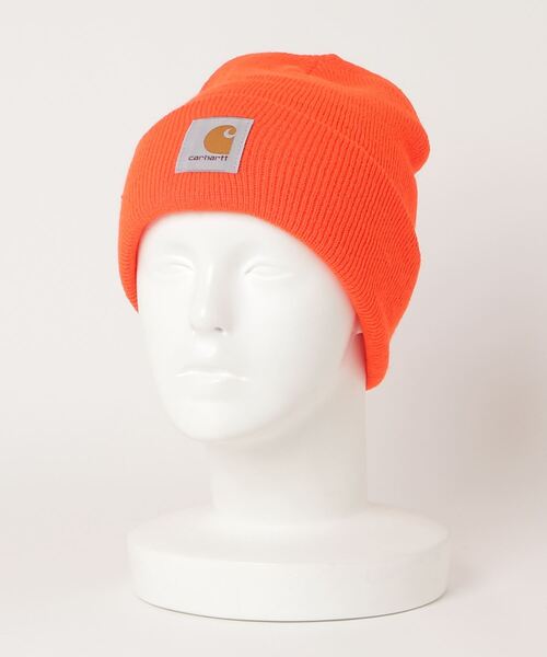 Carhartt（カーハート）の「【Carhartt/カーハート】蛍光ニットキャップ（ニットキャップ/ビーニー・メンズ・イエロー/オレンジ・FREE）」の2枚目の写真