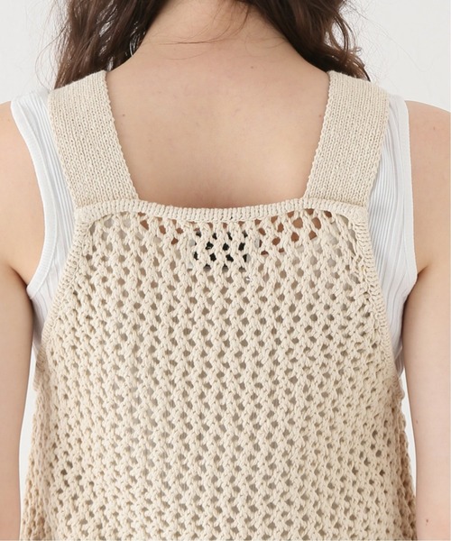 JOURNAL STANDARD（ジャーナルスタンダード）の「【CLANE/クラネ】 メッシュロングタンクトップ（タンクトップ・レディース・アイボリー・FREE）」の11枚目の写真