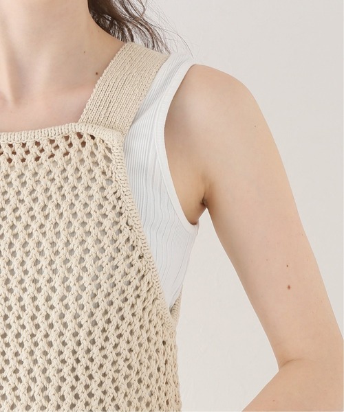 JOURNAL STANDARD（ジャーナルスタンダード）の「【CLANE/クラネ】 メッシュロングタンクトップ（タンクトップ・レディース・アイボリー・FREE）」の19枚目の写真