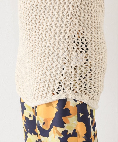 JOURNAL STANDARD（ジャーナルスタンダード）の「【CLANE/クラネ】 メッシュロングタンクトップ（タンクトップ・レディース・アイボリー・FREE）」の3枚目の写真