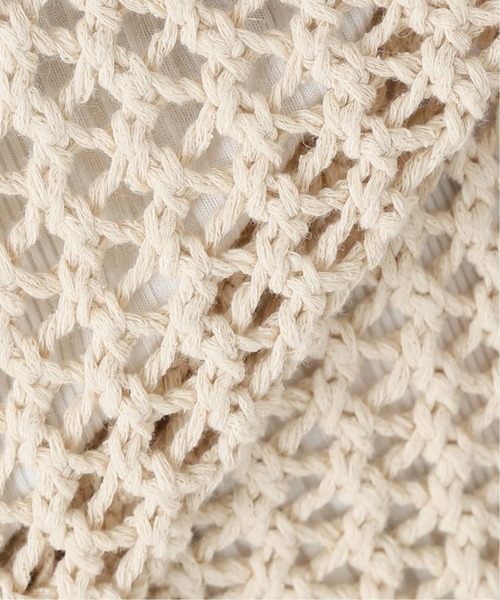 JOURNAL STANDARD（ジャーナルスタンダード）の「【CLANE/クラネ】 メッシュロングタンクトップ（タンクトップ・レディース・アイボリー・FREE）」の9枚目の写真