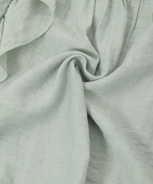 fifth（フィフス）の「ショルダーフリルブラウス（シャツ/ブラウス・レディース・ホワイト/ミント・MEDIUM）」の4枚目の写真