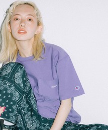 X-girl | X-girl × Champion REVERSE WEAVER S/S POCKET TEE(Tシャツ/カットソー)