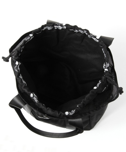 BAYFLOW（ベイフロー）の「【FRANKLIN MARSHALL（フランクリンマーシャル）】別注メッシュトート（ハンドバッグ・メンズ・ホワイト/ブラック・FREE）」の12枚目の写真