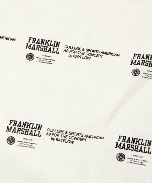 BAYFLOW（ベイフロー）の「【FRANKLIN MARSHALL（フランクリンマーシャル）】別注メッシュトート（ハンドバッグ・メンズ・ホワイト/ブラック・FREE）」の16枚目の写真