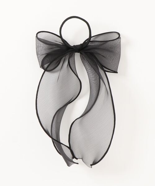 オーガンジーリボンヘアゴム“trick or treat !!” オーガンジーリボン