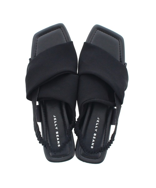 JELLY BEANS（ジェリービーンズ）の「（サスティナブル商品）ターバンバックバンドサンダル(130-30433)JELLY BEANS(ジェリービーンズ)（サンダル・レディース・ライトグレー/ブラック/アイボリー・S/M/L）」の12枚目の写真