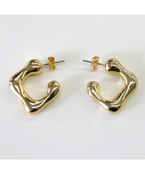 select MOCA（セレクトモカ）の「スクエアメルトピアス（ピアス（両耳用）・レディース・シルバー/ゴールド・FREE）」の13枚目の写真