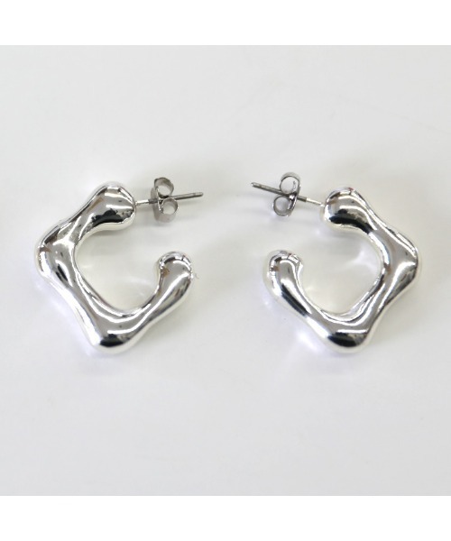 select MOCA（セレクトモカ）の「スクエアメルトピアス（ピアス（両耳用）・レディース・シルバー/ゴールド・FREE）」の12枚目の写真