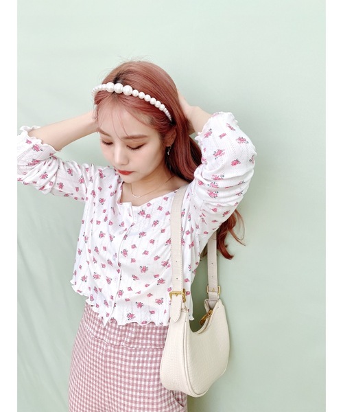 jumelle（ジュメロ）の「ムーンショルダーバッグ（ショルダーバッグ・レディース・ベージュ/ブラック/グレー・FREE）」の12枚目の写真