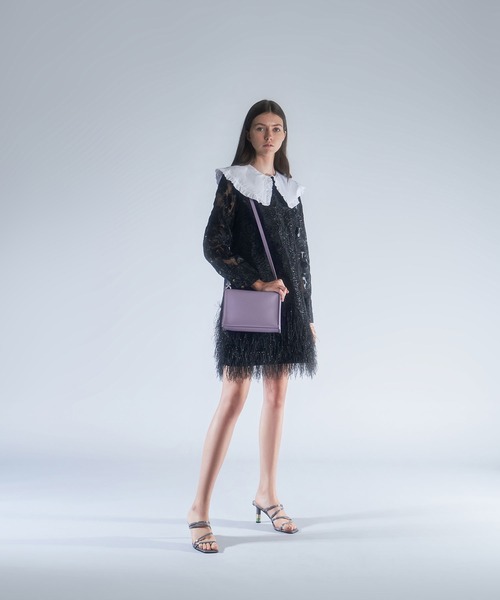 CHARLES & KEITH(チャールズ & キース)の「クロックエフェクト シリンドリカルヒールミュール / Croc-Effect Cylindrical Heel Mules(サンダル・レディース・その他1/その他4/ホワイト系その他3/ブラック系その他4・22.5cm/23cm/23.5cm/24.5cm/25cm/25.5cm)」の14枚目の写真