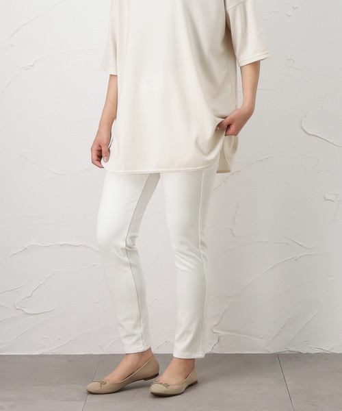 NAVY（ネイビー）の「Magic Legs アンクルパンツ（その他パンツ・レディース・ホワイト・S/M/L/XL）」の4枚目の写真