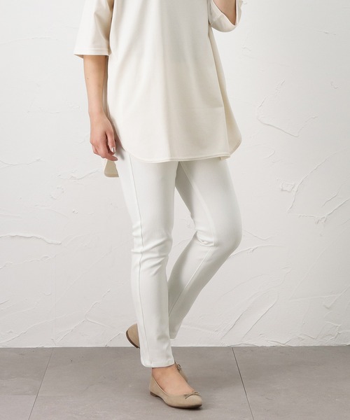 NAVY（ネイビー）の「Magic Legs アンクルパンツ（その他パンツ・レディース・ホワイト・S/M/L/XL）」の5枚目の写真