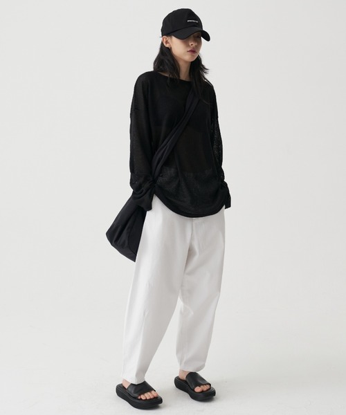 FEKETE(フェケテ)の「FEKETE WIDE CURVE COTTON PANTS(その他パンツ・メンズ・ホワイト/ブラック/ベージュ・SMALL/MEDIUM/LARGE)」の9枚目の写真