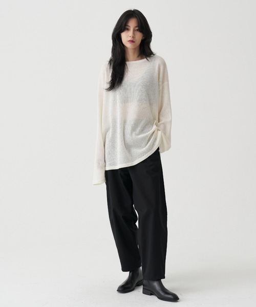 FEKETE(フェケテ)の「FEKETE WIDE CURVE COTTON PANTS(その他パンツ・メンズ・ホワイト/ブラック/ベージュ・SMALL/MEDIUM/LARGE)」の21枚目の写真