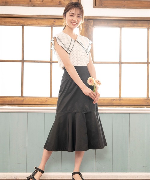 WILLSELECTION(ウィルセレクション)の「ツイルマーメイドスカート(スカート・レディース・アイボリー/ベージュ/ブラック・SMALL/MEDIUM)」の11枚目の写真