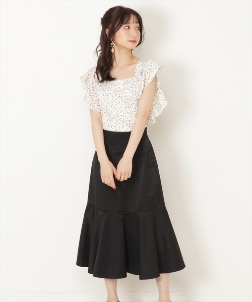 WILLSELECTION(ウィルセレクション)の「ツイルマーメイドスカート(スカート・レディース・アイボリー/ベージュ/ブラック・SMALL/MEDIUM)」の12枚目の写真