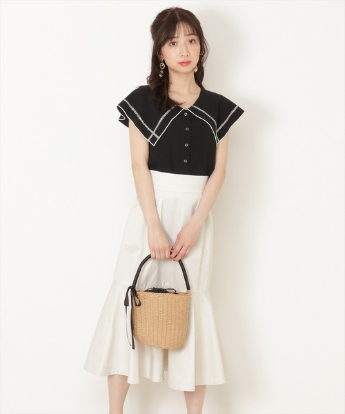 WILLSELECTION(ウィルセレクション)の「ツイルマーメイドスカート(スカート・レディース・アイボリー/ベージュ/ブラック・SMALL/MEDIUM)」の19枚目の写真