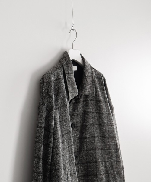 remer（リメール）の「loose vintage check jacket/ルーズヴィンテージチェックジャケット（その他アウター・メンズ・チャコールグレー/ブラウン・SMALL/MEDIUM/LARGE）」の17枚目の写真