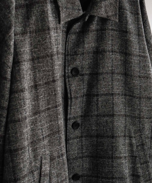 remer（リメール）の「loose vintage check jacket/ルーズヴィンテージチェックジャケット（その他アウター・メンズ・チャコールグレー/ブラウン・SMALL/MEDIUM/LARGE）」の18枚目の写真