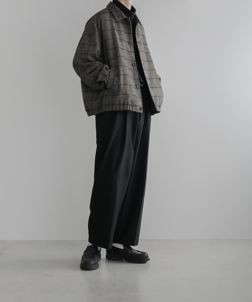remer（リメール）の「loose vintage check jacket/ルーズヴィンテージチェックジャケット（その他アウター・メンズ・チャコールグレー/ブラウン・SMALL/MEDIUM/LARGE）」の10枚目の写真